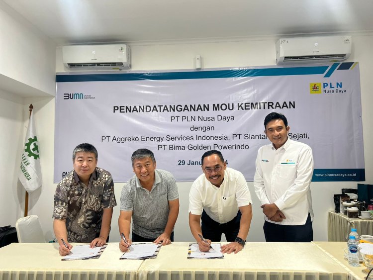 Perkuat Distribusi Listrik di Daerah PT PLN Nusa Daya dan PT Siantar Tara Sejati Lakukan Kerjasama