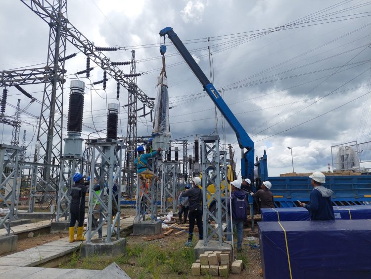 Tak Kenal Lelah Penuhi Komitmen Dukung Kelistrikan IKN, PLN UIP KLT Berhasil Energize Extention 1 Line Bay GI 150 kV Kariangau Arah IKN